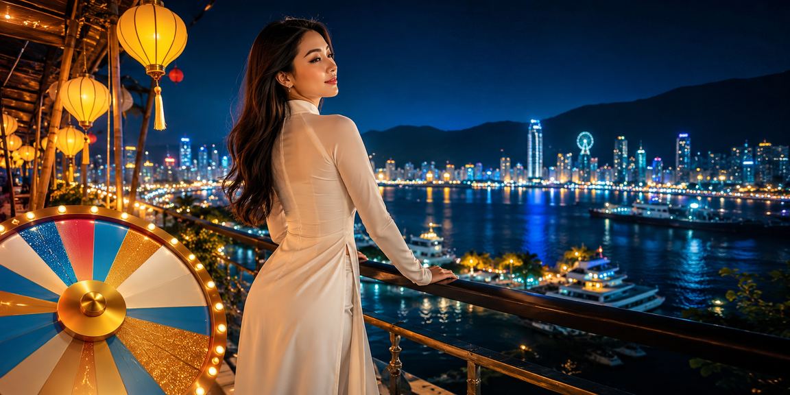 Không khí lễ hội may mắn ở Hội An với trang phục áo dài truyền thống Việt Nam